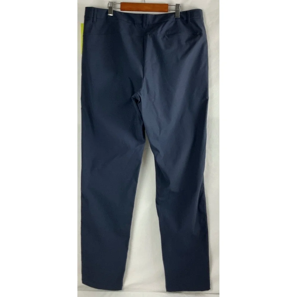 Mens All in Motion Golf Pants 36x34 Blue Lightweight Drawstring Activewear NWT